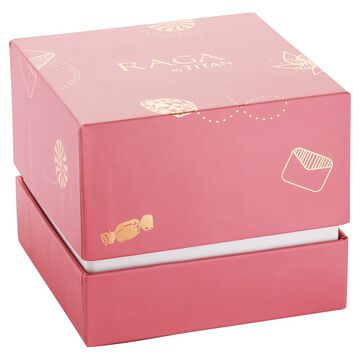 Titan Raga Memoirs Quartz Analog Pink Dial With Pink Color Leather Strap Watch For Women