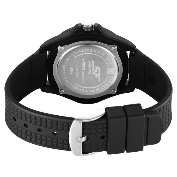 SF Sporty Analogs Quartz Analog Multicoloured Dial Black Plastic Strap Watch For Men - image number 3