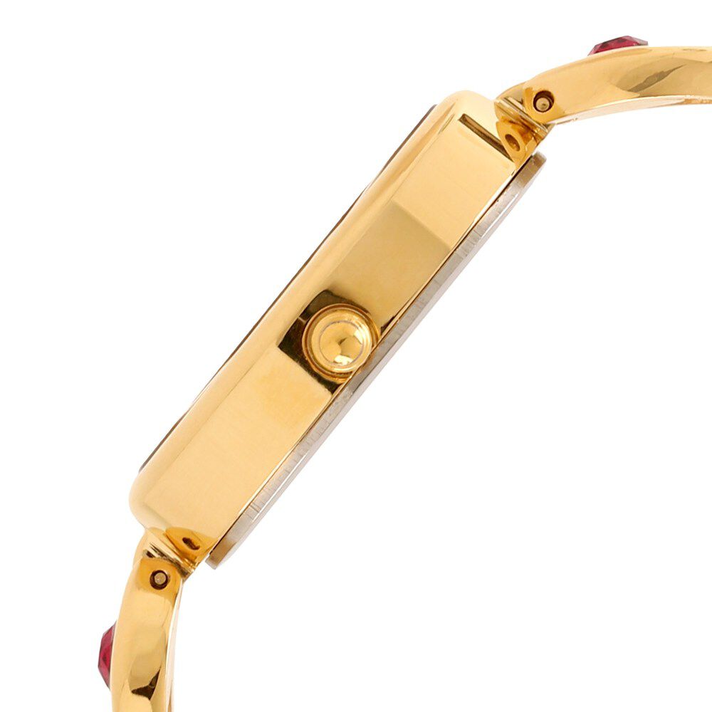 Buy Online Titan Quartz Analog Red Dial Metal Strap Watch for Women nr2527ym03 Titan
