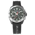 Titan Octane Hyper Lume Black Dial Chronograph Silicone Strap watch for Men - image number 1