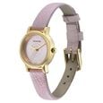 Sonata Floral Folkart Pink Dial Women Watch With Leather Strap - image number 1