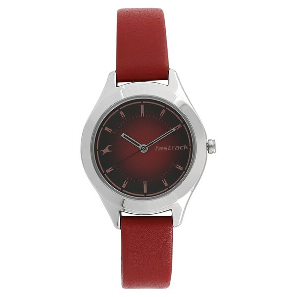 Fastrack All Nighters Quartz Analog Bicolour Dial Leather Strap Watch for Girls - image number 0