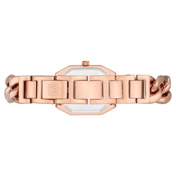Anne Klein Quartz Analog Rose Gold Dial Rose Gold Metal Strap Watch For Women
