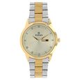 Titan Quartz Analog with Day and Date Champagne Dial Stainless Steel Strap Watch for Men - image number 0