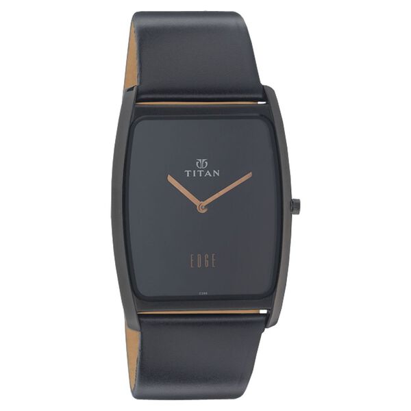 Titan Edge Quartz Analog Black Dial Watch For Men - image number 0