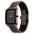 Titan Regalia Shaped Ceramic Quartz Analog with Date Black Dial Steel & Ceramic Strap Watch For Men - image number 2