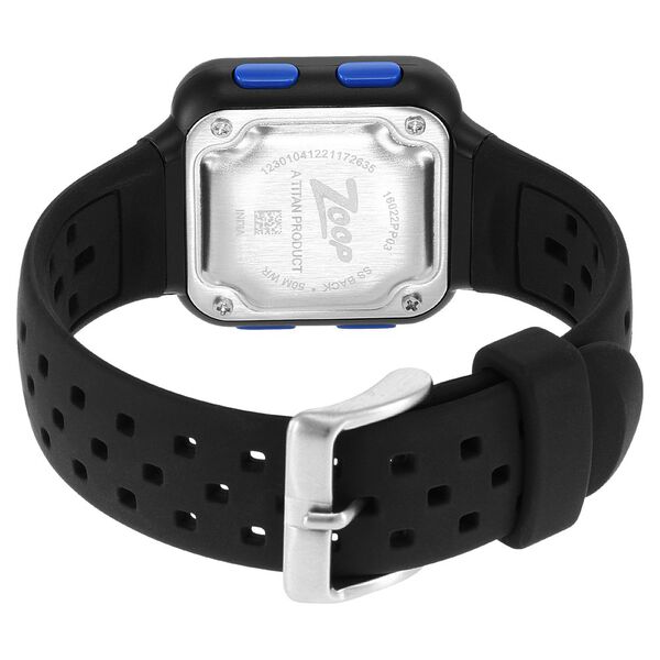 Zoop Digital Round Shaped Dial Black Silicone Strap Watch For Kids - image number 5