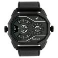 Fastrack Quartz Analog Black Dial Leather Strap Watch for Guys - image number 0