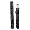 20 mm Black Genuine Leather Straps for Men - image number 2