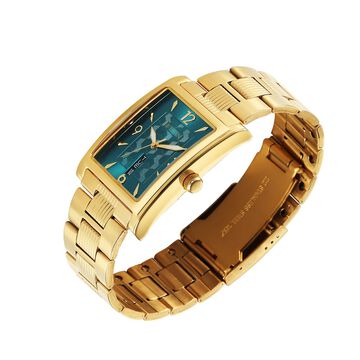 Titan Karishma Wedding Edit Analog with Day Date With Green Dial Two Toned Stainless Steel Strap Watch for Men