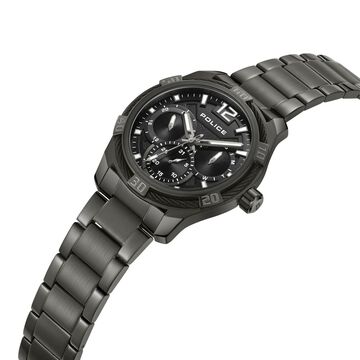 Police Black Dial Quartz Multifunction Watch for Men