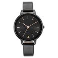 Fastrack Glitch Quartz Analog Black Dial Leather Strap Watch for Girls - image number 1