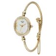 Titan Raga Spotlight Quartz Analog White Dial Golden Metal Strap Watch For Women - image number 2