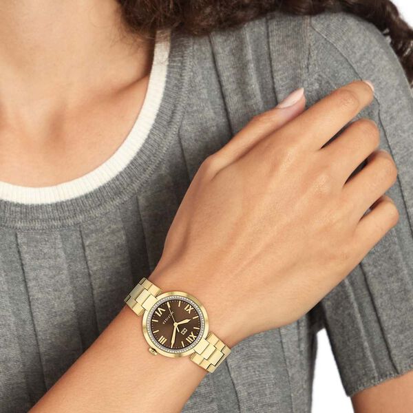 Tommy Hilfiger Quartz Analog Brown dial Stainless Steel Strap Watch for Women - image number 3
