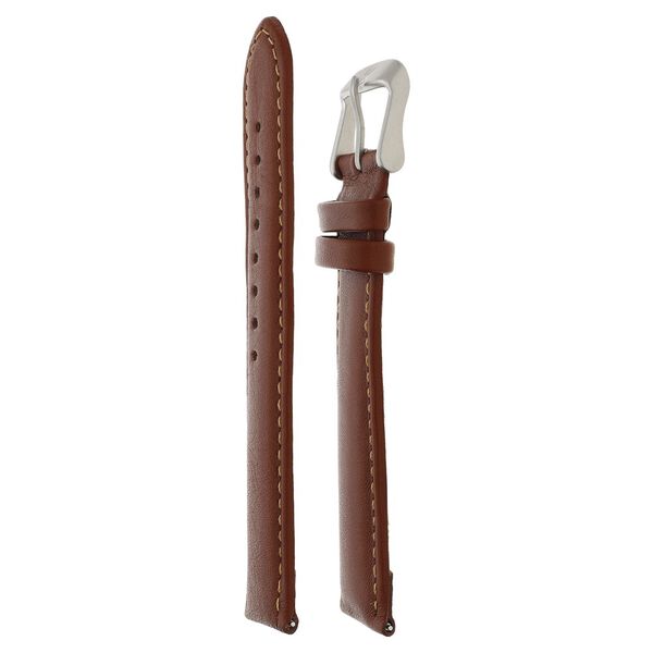 22 mm Brown Genuine Leather Strap for Men - image number 2