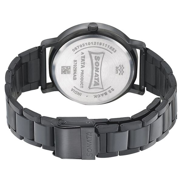 Sonata Onyx Silver Dial Women Watch With Stainless Steel Strap - image number 3