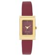 Sonata Quartz Analog Maroon Dial Leather Strap Watch for Women - image number 0