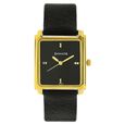 Sonata Quartz Analog Champagne Dial Leather Strap Watch for Men