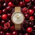 Poze By Sonata Quartz Analog White Dial Silver Metal Plated Strap Watch For Women