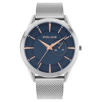 Police Multifunction Blue Dial Watch for Men