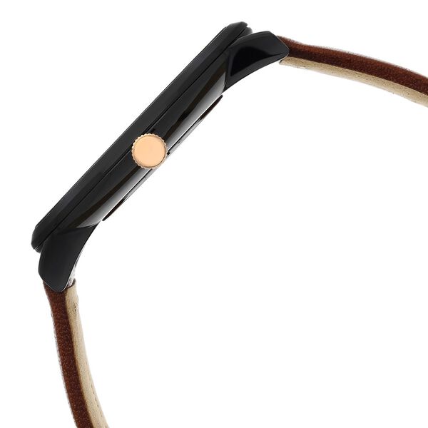 Tommy Hilfiger Quartz Analog Black Dial Leather Strap Watch for Men - image number 3