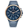Tommy Hilfiger Blue Dial Blue Stainless Steel Strap Watch for Women - image number 0