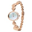 Titan Raga Power Pearls Quartz Analog Mother of Pearl Round Shaped Dial Rose Gold Metal Strap Watch For Women - image number 4
