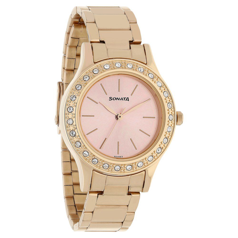 Sonata new arrivals blush watch