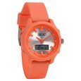 Zoop Ana-Digi Watch with Silver Dial & Orange Strap for Girls Kids, from House of Titan - image number 2