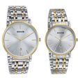 Sonata Wedding Edit Quartz Analog with Date Silver Dial Stainless Steel Strap Watch For Pair - image number 2