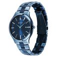 Titan Slim Ceramic Fusion Quartz Analog with Date Blue Dial Stainless Steel Strap Watch For Men - image number 2