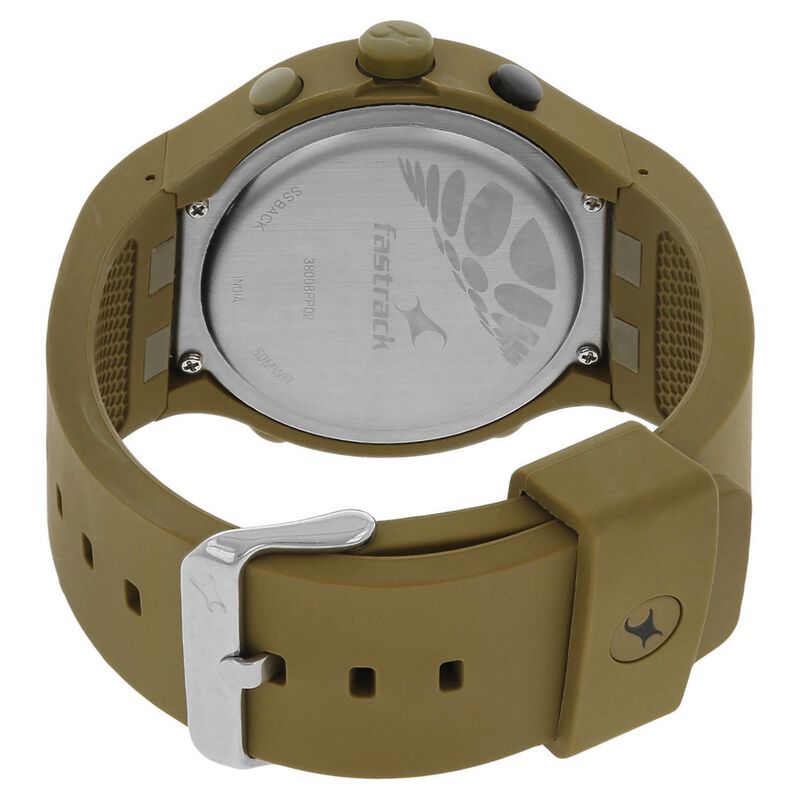 Buy Online Fastrack Quartz Analog Digital Black Dial Plastic Strap