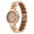 Titan Acetate Mother Of Pearl Quartz Multifunction Hybrid Strap Watch for Women - image number 2