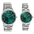 Sonata Soulmates Forest Green Dial Couple Watch - image number 1