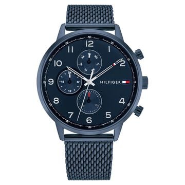 Tommy Hilfiger Multifunction Blue Dial Watch for Men