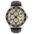 Titan Quartz Analog with Day and Date Black Dial Stainless Steel Strap Watch for Men