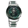 Fastrack Oceanyx - Ceramic Quartz Multifunction Green Dial Two Toned Strap Watch For Guys - image number 1