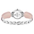 Vyb Muse By Fastrack Quartz Analog Pink Dial Silver PU Leather & Metal Strap Watch For Girls - image number 5