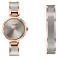 Sonata Poze Quartz Analog Grey Dial Two Toned Kada Strap Watch For Women - image number 1