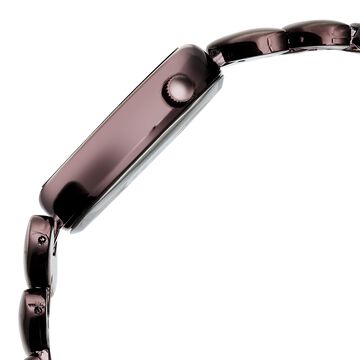 Vyb Successor By Fastrack Quartz Analog Brown Dial Brown Metal Strap Watch For Girls