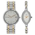 Titan Bandhan White Dial Analog with Date Stainless Steel Strap Watch for Couple - image number 0