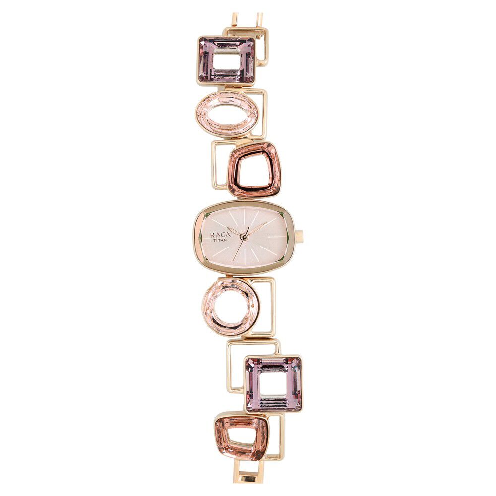 Titan raga pink dial on sale