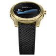 Kenneth Cole Smart Black Dial Silicone Strap Unisex Watch With Brown Strap - image number 4