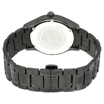 Xylys Swiss Analog Stainless Steel Black Dial Watch for Men