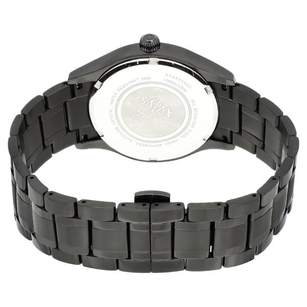 Xylys Swiss Analog Stainless Steel Black Dial Watch for Men - image number 4