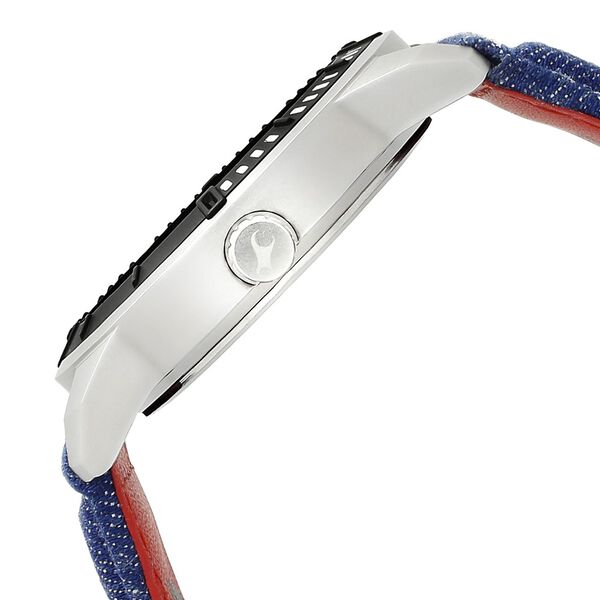 Fastrack Denim Quartz Analog Blue Dial Denim Strap Watch for Guys - image number 3