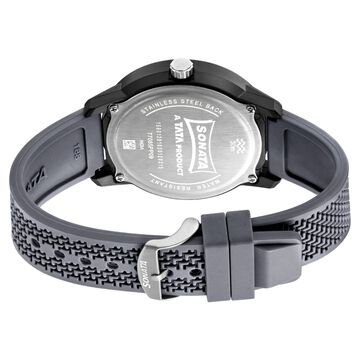 Sonata Quartz Analog PU Strap Watch for Men