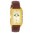 Titan Quartz Analog with Date Black Dial Leather Strap Watch for Men