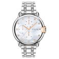 Coach Quartz Multifunction Mother Of Pearl Dial Stainless Steel Strap Watch for Women - image number 0