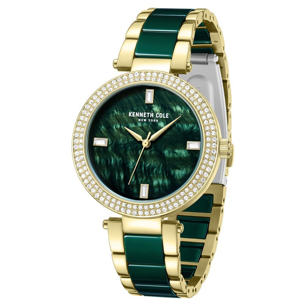 Buy Online Kenneth Cole Quartz Analog Green Dial Green Stainless